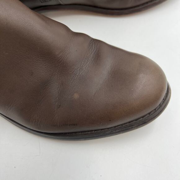 Michael Kors Arley Riding Boots Brown Knee High Leather - Picture 5 of 12